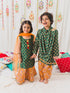 Boys Ethnic Motifs Printed Pure Cotton Kurta With Pyjamas Nahru Jacket